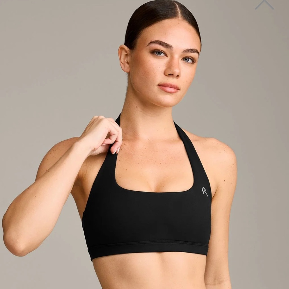 Oner Active Halter Black Sports Bra